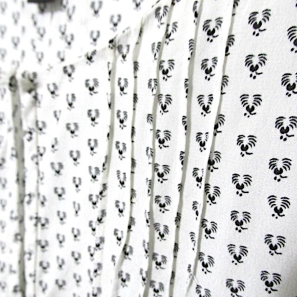 J.CREW Sleeveless Ruffled Silk Top, Size 10 - Picture 4 of 10